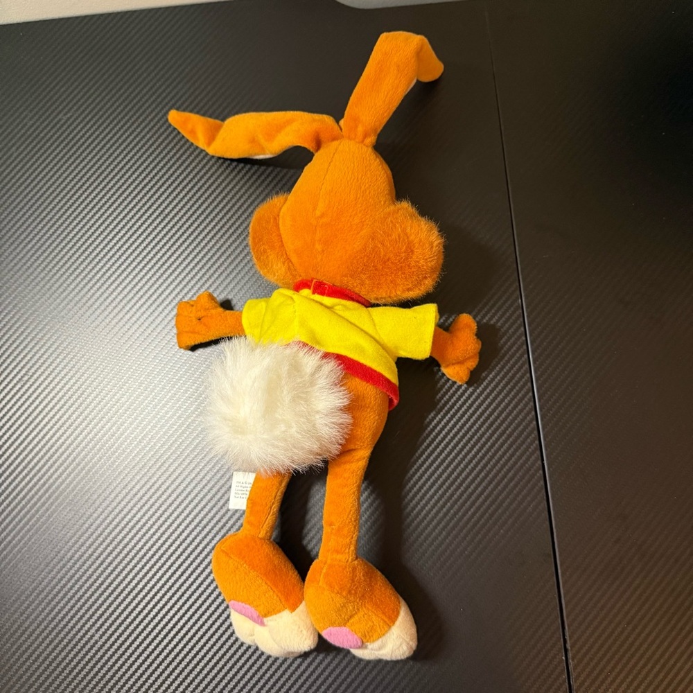 🐰 Vintage 2001 Nestlé Nesquik Bunny Plush – “N” Shirt – Toy Network Plush - Picture 5 of 12